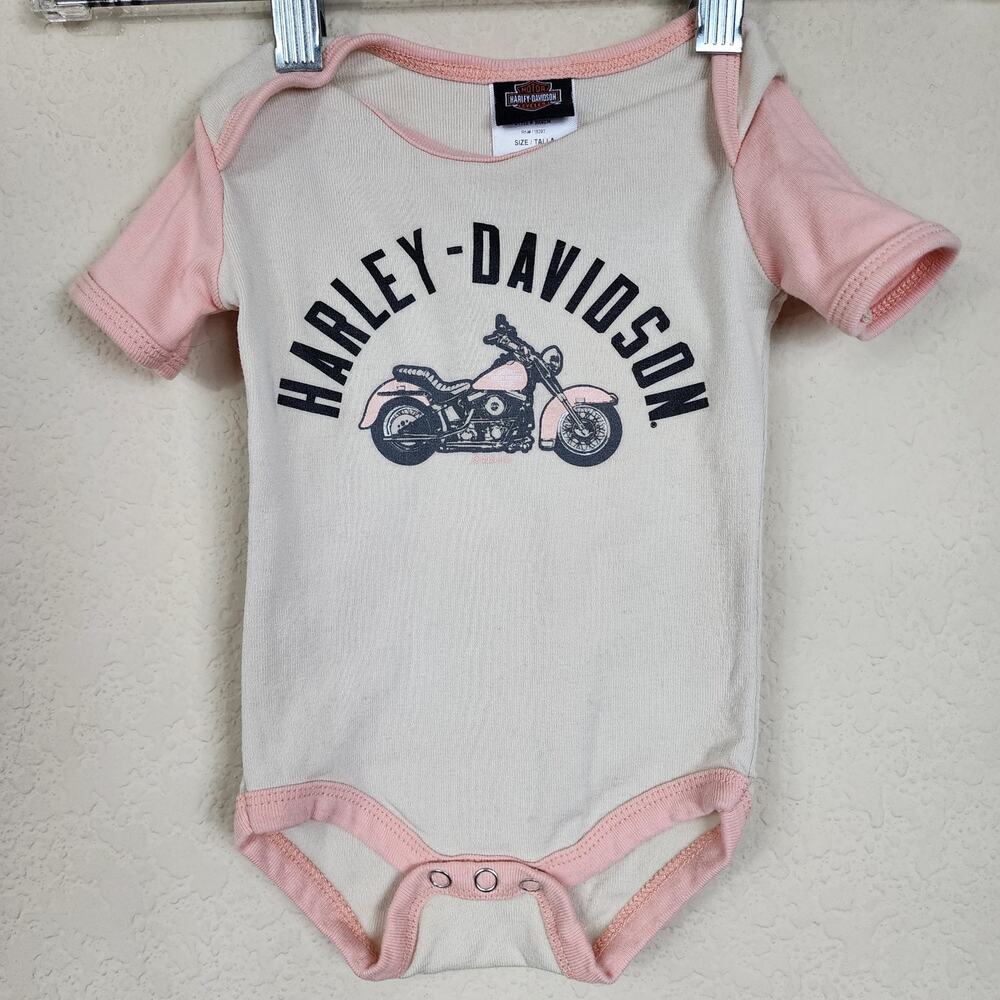 3-6 Months - Baby & Toddler Clothes - Harley Davidson Suit